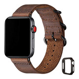 Bandas De Cuero Vintage Compatibles Con Apple Watch Band 1.4