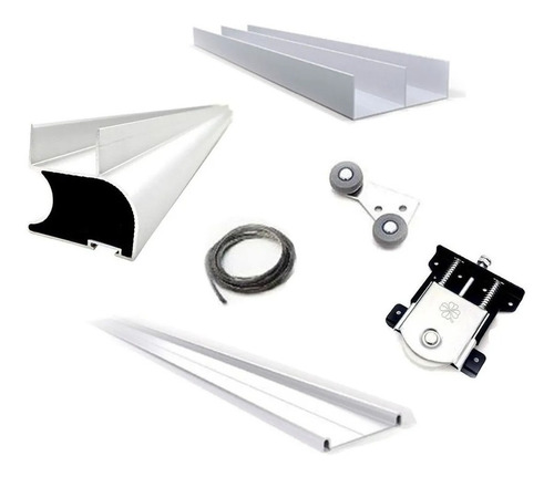 Kit Frente Placard Aluminio 4 M 2 P Mundo Cima Morón