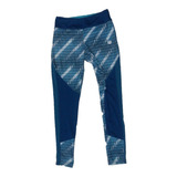 Leggins Wilson T: M Color Azul Estampado Para Dama