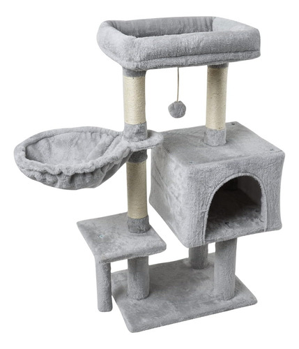 Arbol Para Gatos Fish&nap Interiores  Gris  