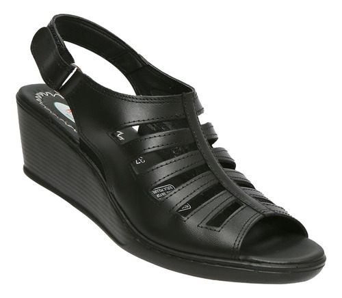 Sandalias Romulo Mujer 5032 In Sp Mm Pt Cu Negro