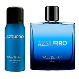 Perfume Hombre Azzurro Edt 100 Ml + Desodorante Piero Butti