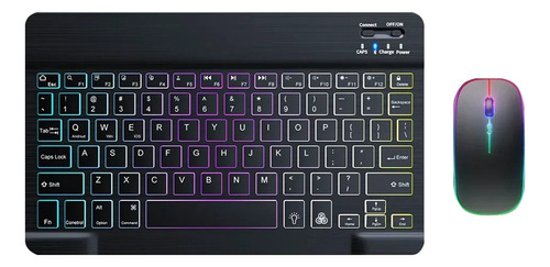 Teclado Y Ratón Inalámbricos De 10 Pulgadas Con Retroilumina