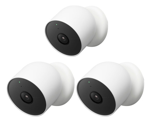 Cámaras De Seguridad Google Nest Cam Ga02077 (paquete De 3