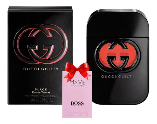 Gucci Guilty Black Dama 75ml Original + Regalo