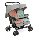 Coche Joie Mellizos Aire Twin Color Del Chasis Negro Color Gris