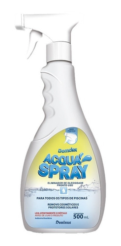 Eliminador Oleosidade Acqua Spray 500ml Pronto Uso Domclor 