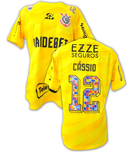 Camisa Goleiro Do Timão Cássio 700 Jogos - Autismo!