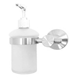 Accesorios Baño Dispensador Jabon Liquido Acero Inox+vidrio