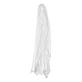 16 Pies De Aluminio Curb Chain Para Collar Accesorios Plata