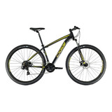 Mountain Bike Oggi Hacker Sport 2021 Aro 29 19 21v Preto/am Cor Preto/amarelo/dourado Tamanho Do Quadro 19