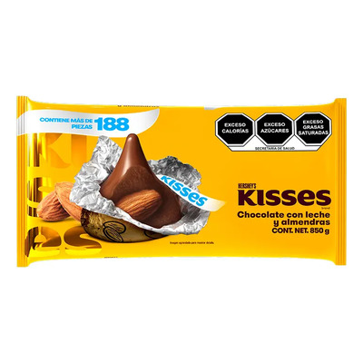 Chocolate Hershey's Kisses Almendra Bolsa 850gr | MercadoLibre