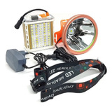 Linterna Foco Caza 300w Led Alcance 500mt - Linterna Potente Linterna Naranja Luz Blanco