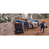 Playmobil Auto Policia Con Luz - Usado Excelente Estado