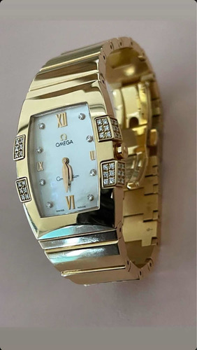 Reloj Omega Constellation Quadrella - Gold Rose