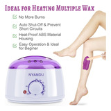 Waxing Kit For Women Men, Nyandu Wax Warmer For Hair Removal