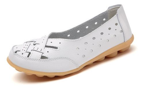 Mocasines Huecos Zapatos Casuales De Mujer