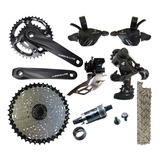 Kit Grupo Bike Mtb Absolute Nero Wild A7 10v 20v 2x10v 11x42