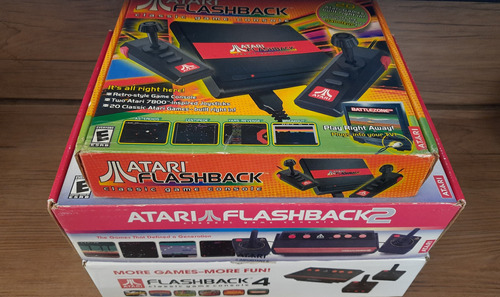  Atari 2600 Lote Com 3 Atari Flashback