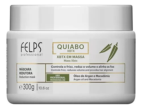 Felps Okra Tratamento Em Massa Óleo De Argan Macadamia 300g