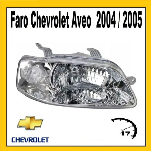 Faro Chevrolet Aveo Izquierdo Derecho 2004 2005 Foto 4