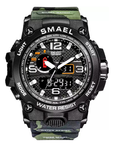 Relógio Masculino Militar Esportivo Digital Smael 1545