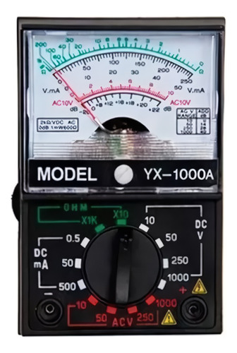 Multitester Multímetro Análogo Yx-1000a Resistencia Eléctric