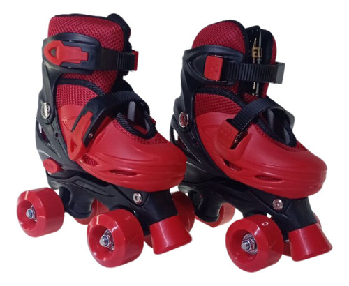 Patins De 4 Rodas Vermelho Elite Tamanho:28/31