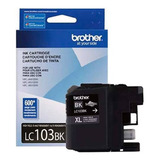 Cartucho De Tinta Brother Lc103 Xl Color Negro