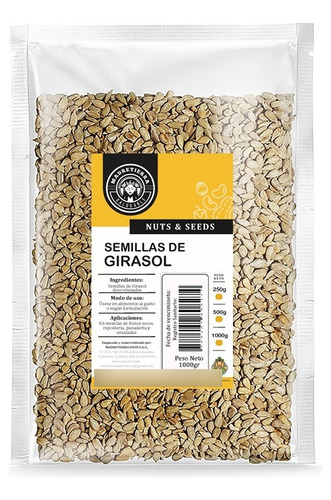 Semilla De Girasol X1000g (1kilo) - Kg a $22