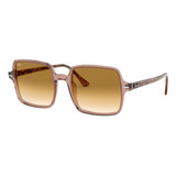 Ray Ban Rb1973 1281/51 Square Ii Acetato Carey Cafe