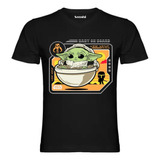 Polera Funko Baby Yoda Unisex Estampada Dtf Cod 001