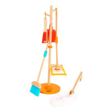 Juego Set De Limpieza De Madera Acacia Magnific 2164 Cantidad De Piezas 6