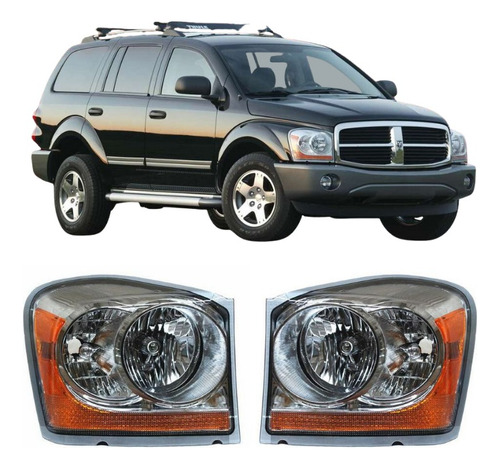 Par Juego Kit Faros Dodge Durango 2004 2005 2006