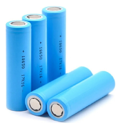 Pack X5 Baterias Recargables 18650 Pilas + 2 Gratis X4 Packs