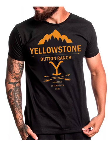 Camiseta Algodão Yellowstone Lançamento Premium Confortável