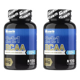 Kit - 2 X Bcaa 2:1:1 (120 Caps) - Growth Supplements