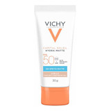 Protetor Solar Facial Vichy Hydra-matte Fps50 Cor 2.0 - 30g