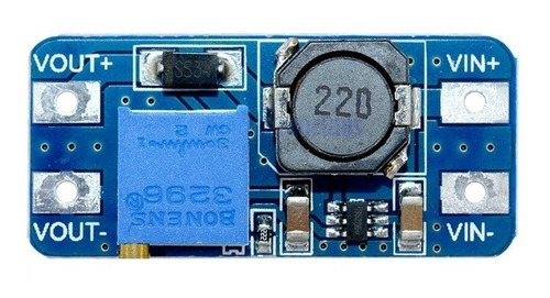 10 Regulador Booster, Step Up Mt3608 2a, Arduino, Pic.