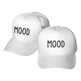 Gorra Trucker Blanca Personalizada Mood -modo- Importada