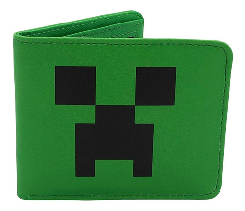 Cartera De Minecraft - Videojuego - Nintendo - Verde