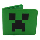 Cartera De Minecraft - Videojuego - Nintendo - Verde