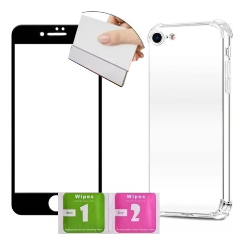 Carcasa Anti Golpes + Lamina Para iPhone (todos Los Modelos)