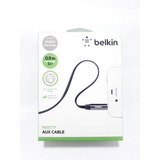 Cable Estereo Auxiliar 1- 1 3.5mm Plano 90cm Belkin Metalico