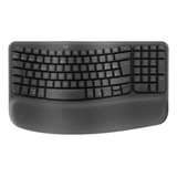 Teclado Logitech Inalámbrico Wave Keys Ergo Negro Español 