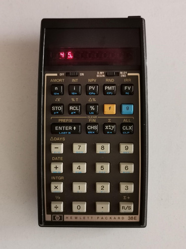 Calculadora Vintage Hp-38e Del Año 1978