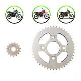 Kit De Arrastre Sprocket Dm-200 428x46t Piñon 15t