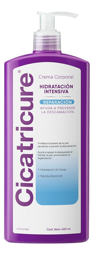 Crema Hidratante Para Cuerpo Cicatricure Hidratación Intensiva 400ml