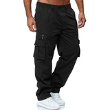 Straight Work Pants Jogger Men's Pants Multi-pocket Pants