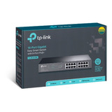 Switch Poe Gigabit De 16 Portas Com 8 Poe Tplink Tl-sg1016pe